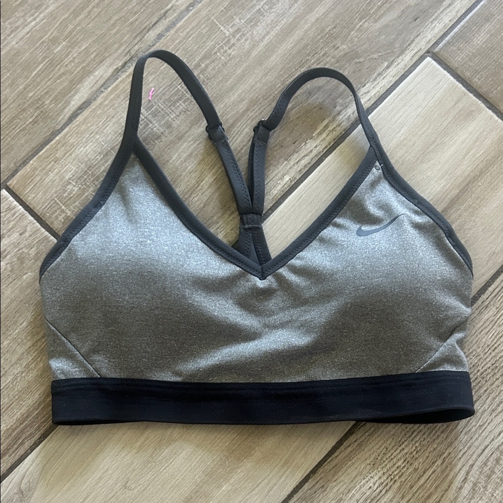 Nike Women's Heathered Gray Sports Bra